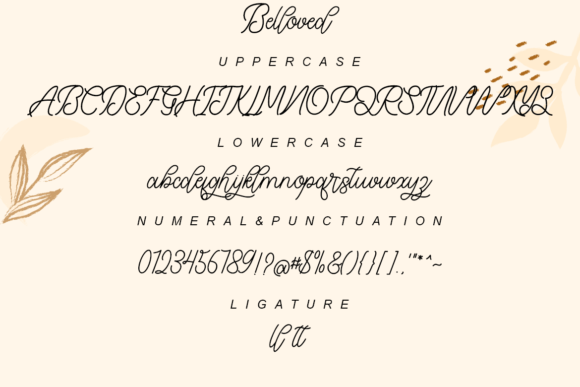 Belloved Font Poster 3