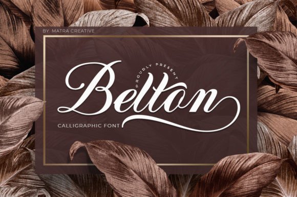 Belton Font Poster 1