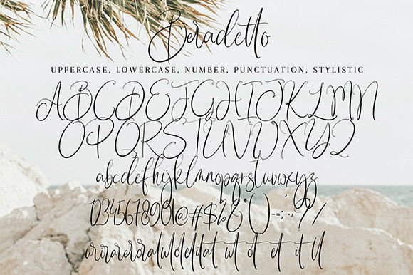 Beradetto Font Poster 8