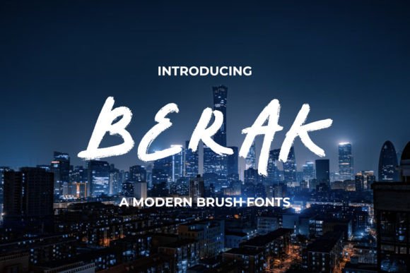 Berak Font Poster 1