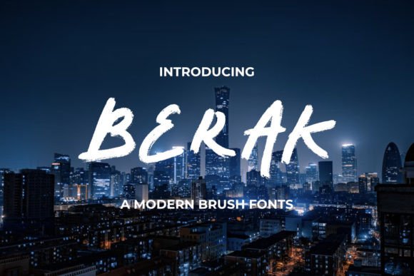 Berak Font Poster 1