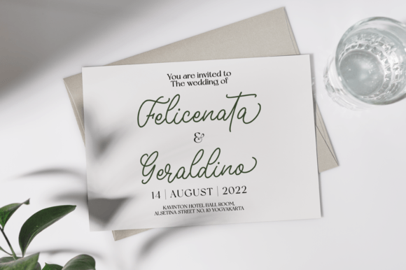 Berellina Font Poster 3