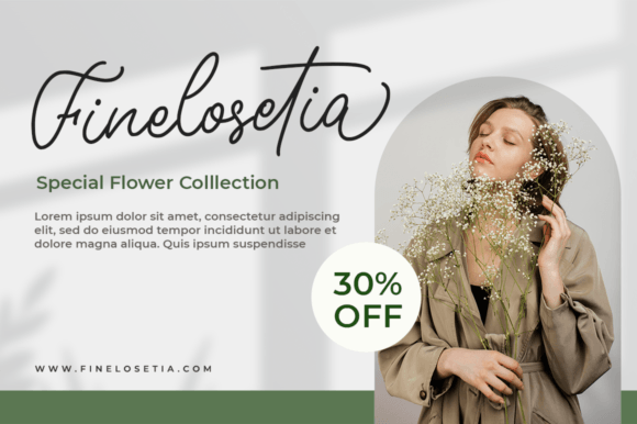 Berellina Font Poster 4