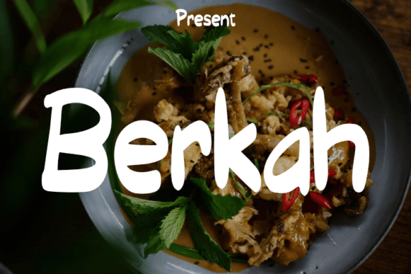 Berkah Font Poster 1