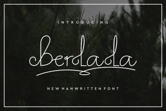 Berlala Font Poster 1