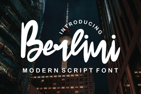 Berlini Font Poster 1