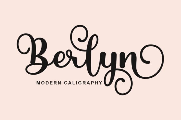 Berlyn Font Poster 1