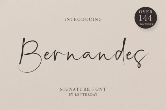 Bernandes Font Poster 1