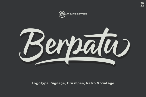 Berpatu Font Poster 1