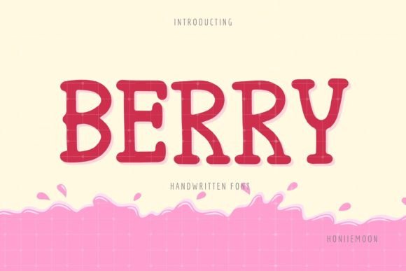 Berry Font Poster 1