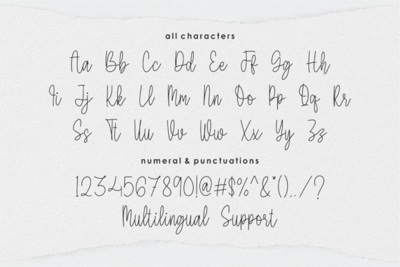 Berryline Font Poster 8