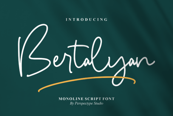 Bertalyan Font Poster 1