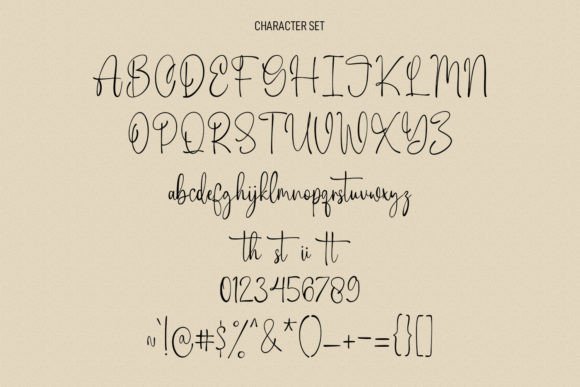 Berthillas Font Poster 8