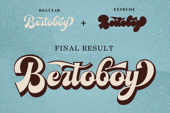 Bertoboy Font Poster 2