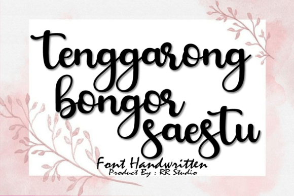 Beside Font Poster 5