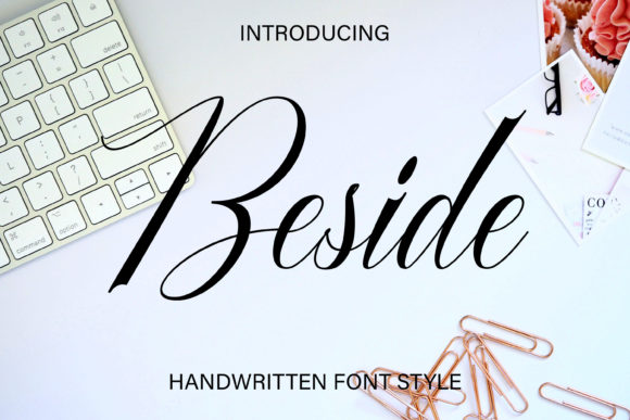 Beside Font Poster 1