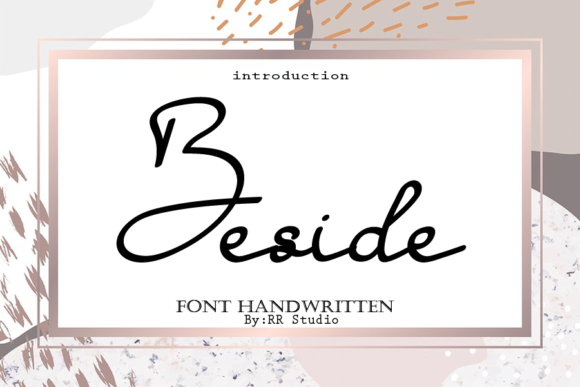 Beside Font Poster 1