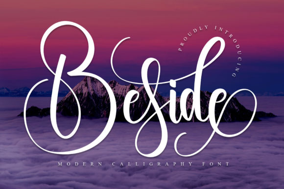 Beside Font Poster 1