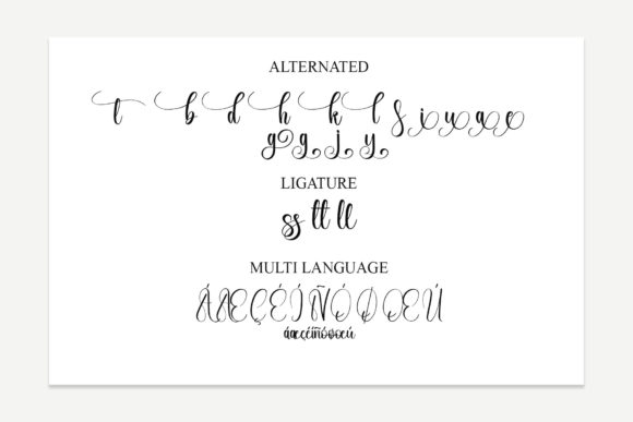 Beside Font Poster 7