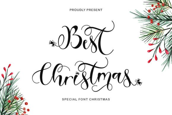 Best Christmas Font Poster 1