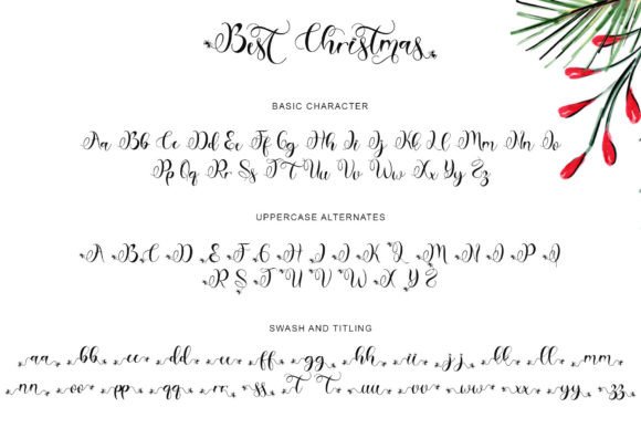 Best Christmas Font Poster 7
