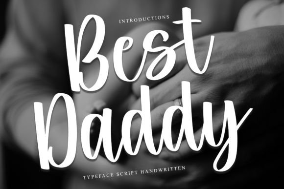 Best Daddy Font Poster 1