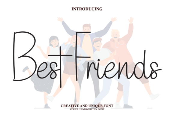 Best Friends Font Poster 1