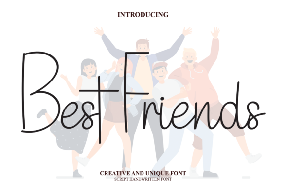 Best Friends Font Best Friends Font Poster 1