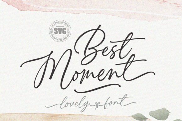 Best Moment Font Poster 1