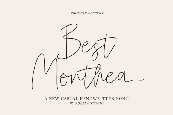 Best Monthea Font Poster 1