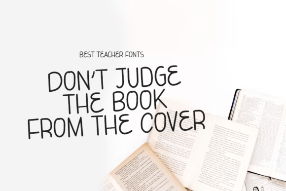 Best Teacher Font Poster 2