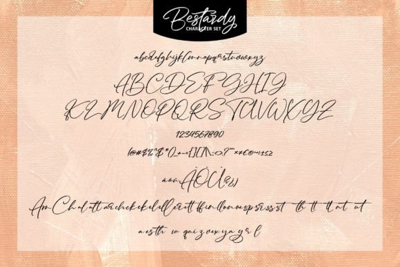 Bestardy Font Poster 5