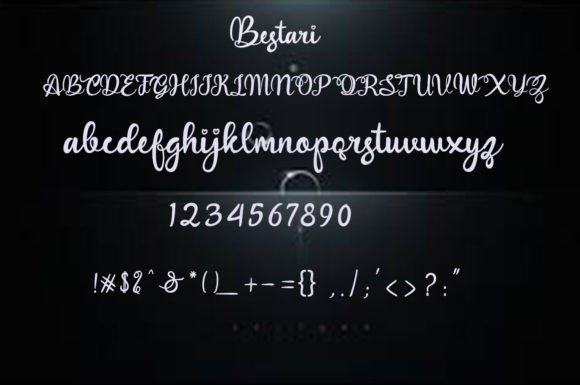 Bestari Font Poster 8