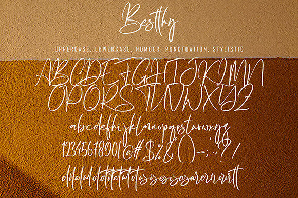 Besthy Font Poster 7