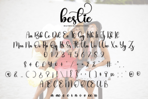 Bestie Font Poster 6