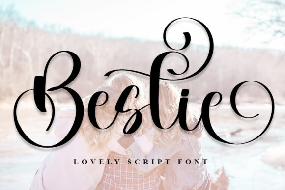 Bestie Font Poster 1