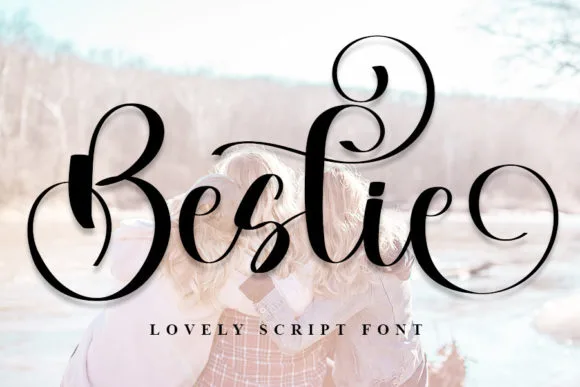 Bestie Font Bestie Font Poster 1