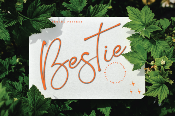 Bestie Font Poster 1