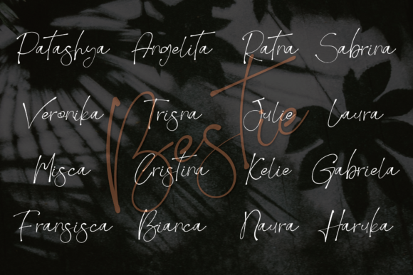 Bestie Font Poster 2