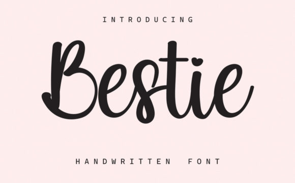 Bestie Font Poster 1