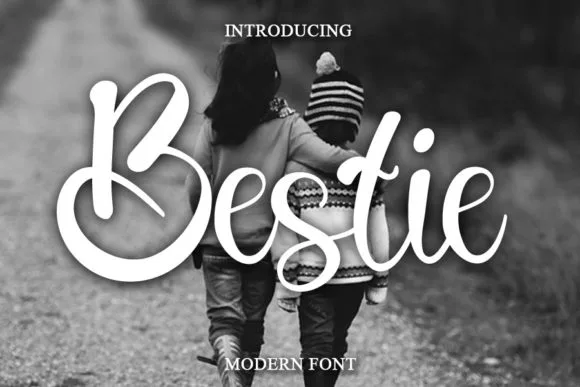 Bestie Font Bestie Font Poster 1