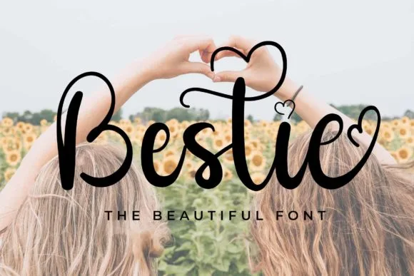 Bestie Font Bestie Font Poster 1