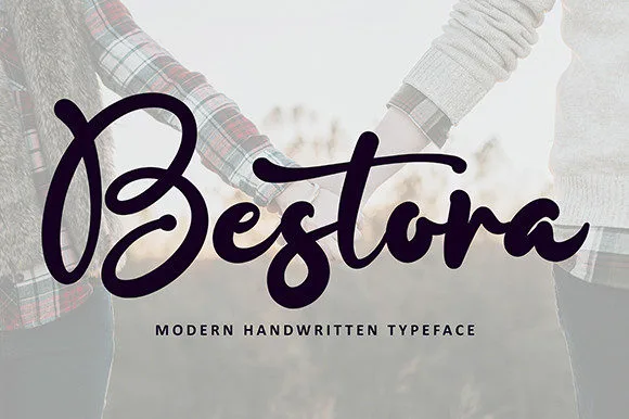 Bestora Font Bestora Font Poster 1