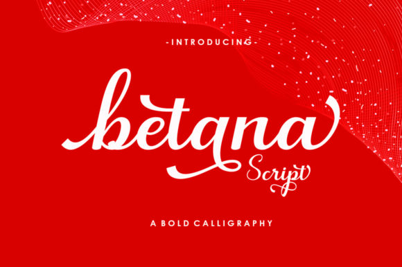 Betana Script Font Poster 1