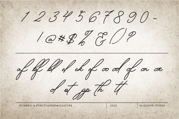 Betriciya Signature Font Poster 10