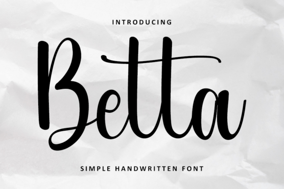 Betta Font Poster 1