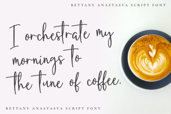 Bettany Anastasya Font Poster 9