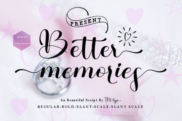 Better Memories Font