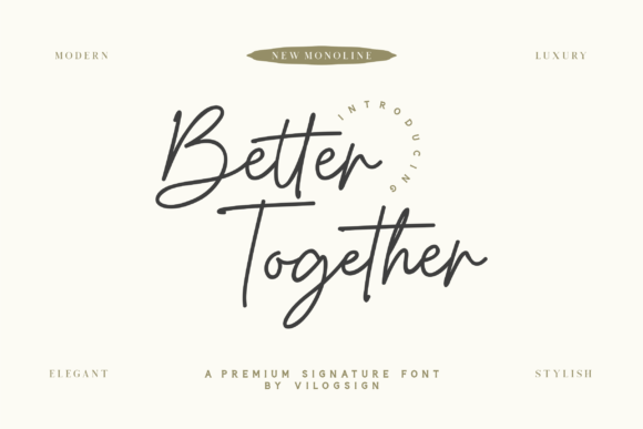 Better Together Font Better Together Font Poster 1