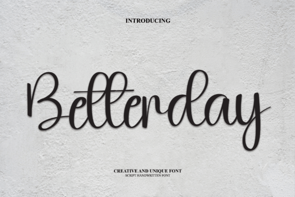 Betterday Font Poster 1